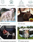 Pet Products Indoor/Outdoor Portable Pop up Pet Dog Cat Playpen Tent Cages Houses