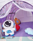 Gifts Castle Portable Children's Star Rocket Bed Tent Net Mosquito Bed Canopy Children's Bed Folding Light-blocking Tent Girls Boy Room Decor