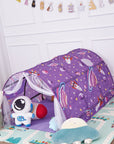 Gifts Castle Portable Children's Star Rocket Bed Tent Net Mosquito Bed Canopy Children's Bed Folding Light-blocking Tent Girls Boy Room Decor