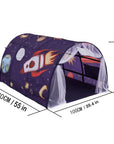 Gifts Castle Portable Children's Star Rocket Bed Tent Net Mosquito Bed Canopy Children's Bed Folding Light-blocking Tent Girls Boy Room Decor