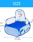 Portable Children's Teepee Tents House Dolphin Ball Pit Pool Tent Child Play House Tent Gifts Tents Toy For Kids Children Girl