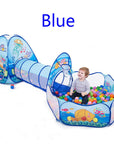 Portable 3 In1 Baby Tent Kid Crawling Tunnel Play Tent House Ball Pit Pool Tent Children Play House Wigwam Girls Boy Room Decor