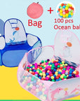 Portable Children's Teepee Tents House Dolphin Ball Pit Pool Tent Child Play House Tent Gifts Tents Toy For Kids Children Girl