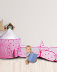 3 In 1 Children Play Tent House Ball Pool Kids Ball Pit Tents With Square Crawl Tunnel Wigwam Tent For Children's Tunnel Pool
