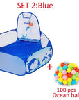 Portable Children's Teepee Tents House Dolphin Ball Pit Pool Tent Child Play House Tent Gifts Tents Toy For Kids Children Girl