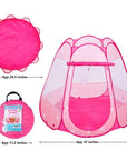 Creative Kids House Ball Pit Pool Toys Tent Portable Children's Teepee Tents Baby Girls Toy Fairy House Princess Play Tent