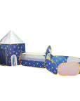 3 In 1 Children Play Tent House Ball Pool Kids Ball Pit Tents With Square Crawl Tunnel Wigwam Tent For Children's Tunnel Pool