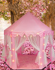Portable Hexagon Princess Castle Play House Castle Foldable Tent Tulle Wigwam Children's Toys Girls Boy Room Decoration