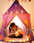 Portable Gradient Color Kids PlayTent Child Baby Toys Fairy House for Children Play Tents for Kids Play Ball Pool Christmas Gift