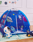 Eight Planets Children's Play Tent Alien UFO Play House Castle Portable Foldable Folding Tent Girls Boy Room Decoration