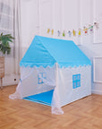 Children's Play Tent Princess House Big House Portable Children's Teepee Tents Anti-mosquito Tassel Screen Window Play Castle