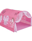 1.4M Portable Toys Tent Play House Kids Baby Foldable Folding Cartoon Small House Tent Children's Bed Tent Girls Boy Room Decor