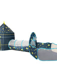 3 in 1 Children Tent House Toy Ball Pool Portable Children Tipi Tents House Ball Pit Pool Tent Kids Removable Tent Gifts