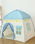 1.3M Portable Children's Play Tent Princess House Castle Children Play House Castle Foldable Tent for Girls Boy Room Decoration