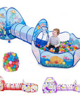Portable 3 In1 Baby Tent Kid Crawling Tunnel Play Tent House Ball Pit Pool Tent Children Play House Wigwam Girls Boy Room Decor