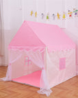 Children's Play Tent Princess House Big House Portable Children's Teepee Tents Anti-mosquito Tassel Screen Window Play Castle