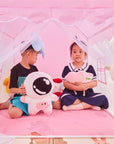 Children's Play Tent Princess House Big House Portable Children's Teepee Tents Anti-mosquito Tassel Screen Window Play Castle