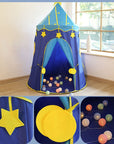 Portable Kids Star Play House Foldable Tent Children Play House Castle Tent Gifts Tents Toy For Kids Children Girl Room Decor