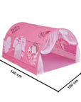 1.4M Portable Toys Tent Play House Kids Baby Foldable Folding Cartoon Small House Tent Children's Bed Tent Girls Boy Room Decor